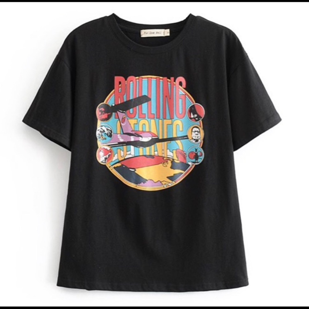 Vintage style Rolling Stones Concert tee NWT